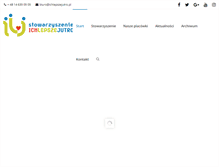 Tablet Screenshot of ichlepszejutro.pl